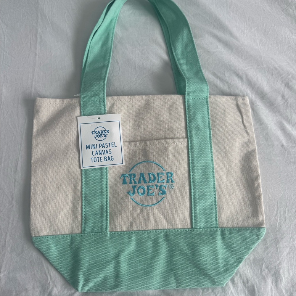 Canvas Tote Bag Set - Pink, Blue, Green, Purple - Picture 5 of 8